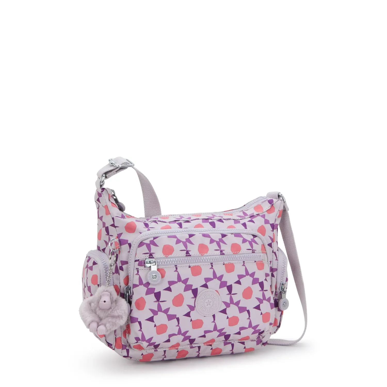 Kipling Gabbie S schoudertas Flower Dots medium print