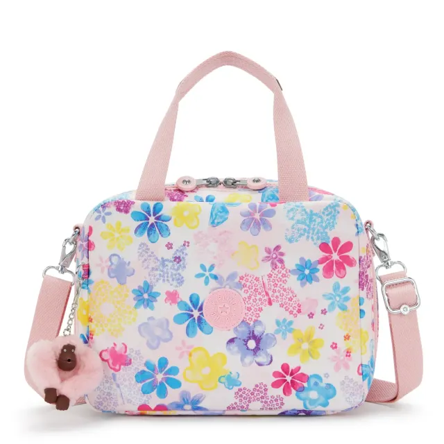 Kipling Miyo lunchtas Flower Stamp groot geisoleerd