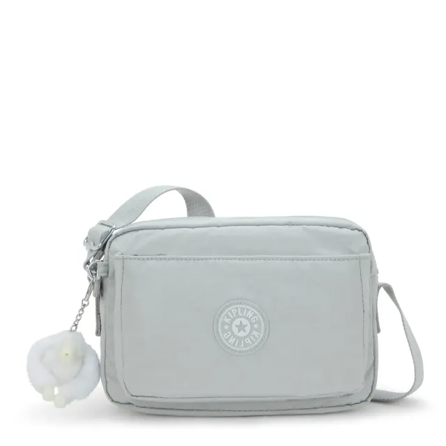 Kipling Abanu M Schoudertas Easy Grey Medium – Verstelbare Riem