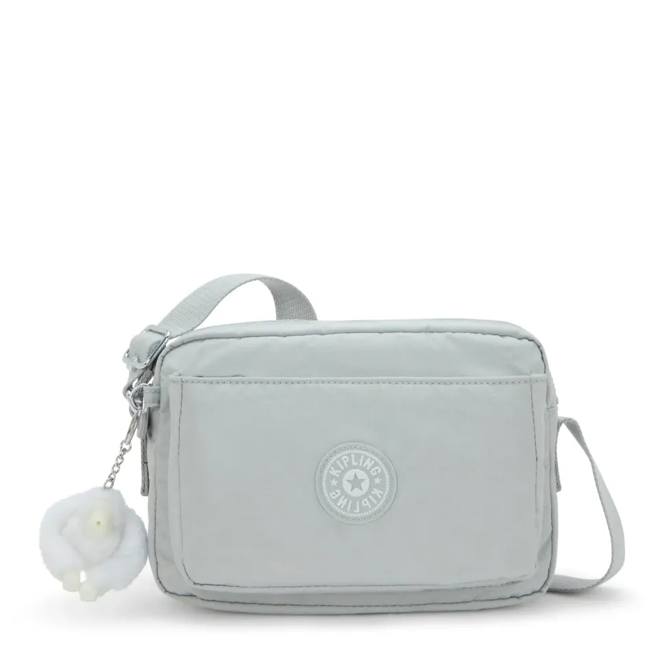Kipling Abanu M Schoudertas Easy Grey Medium – Verstelbare Riem