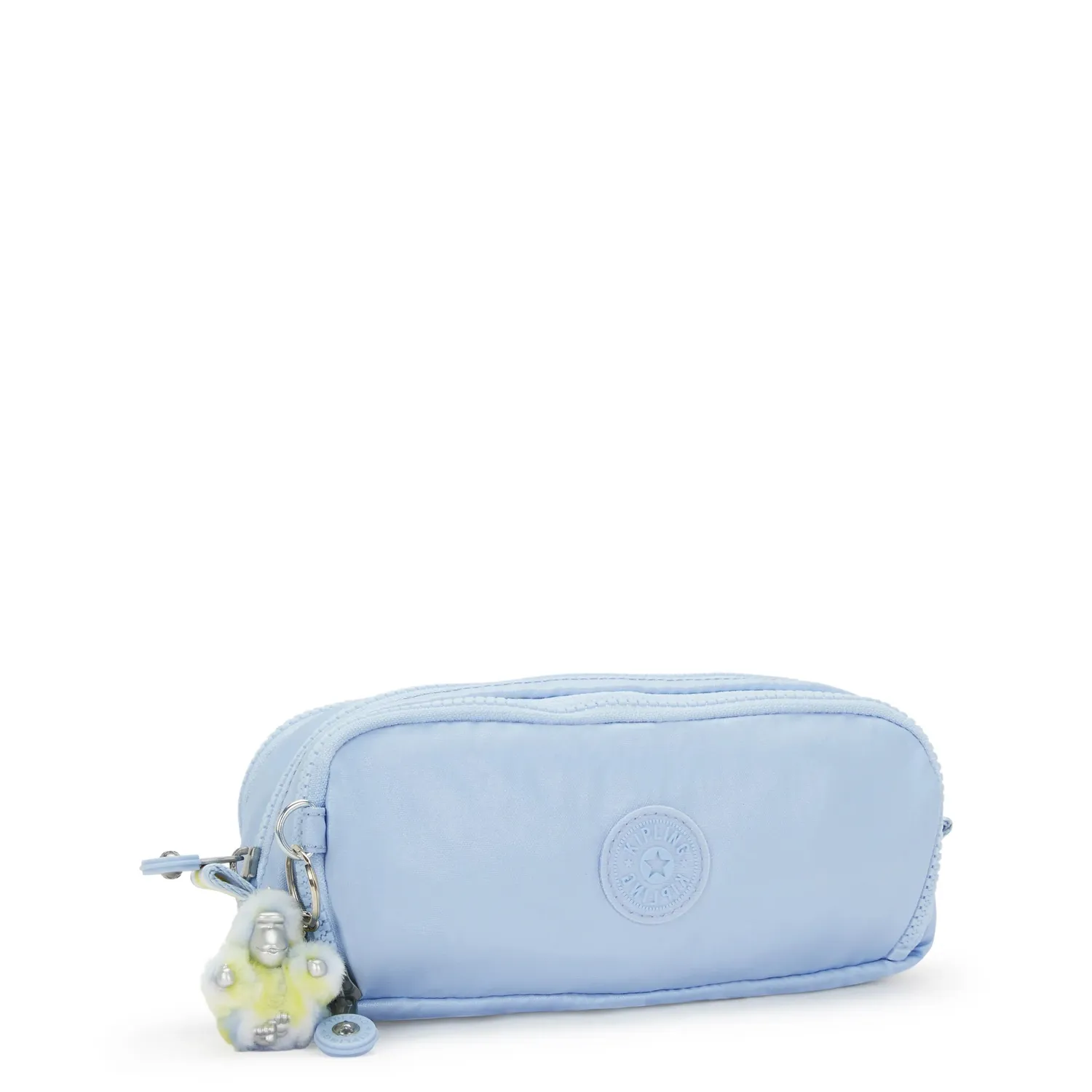 Kipling Gitroy pennenzak groot Clear Sky Metallic glans