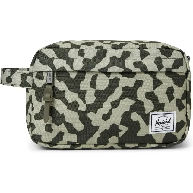 Herschel Chapter Travel Kit toilettas Shadow Pixel grijs