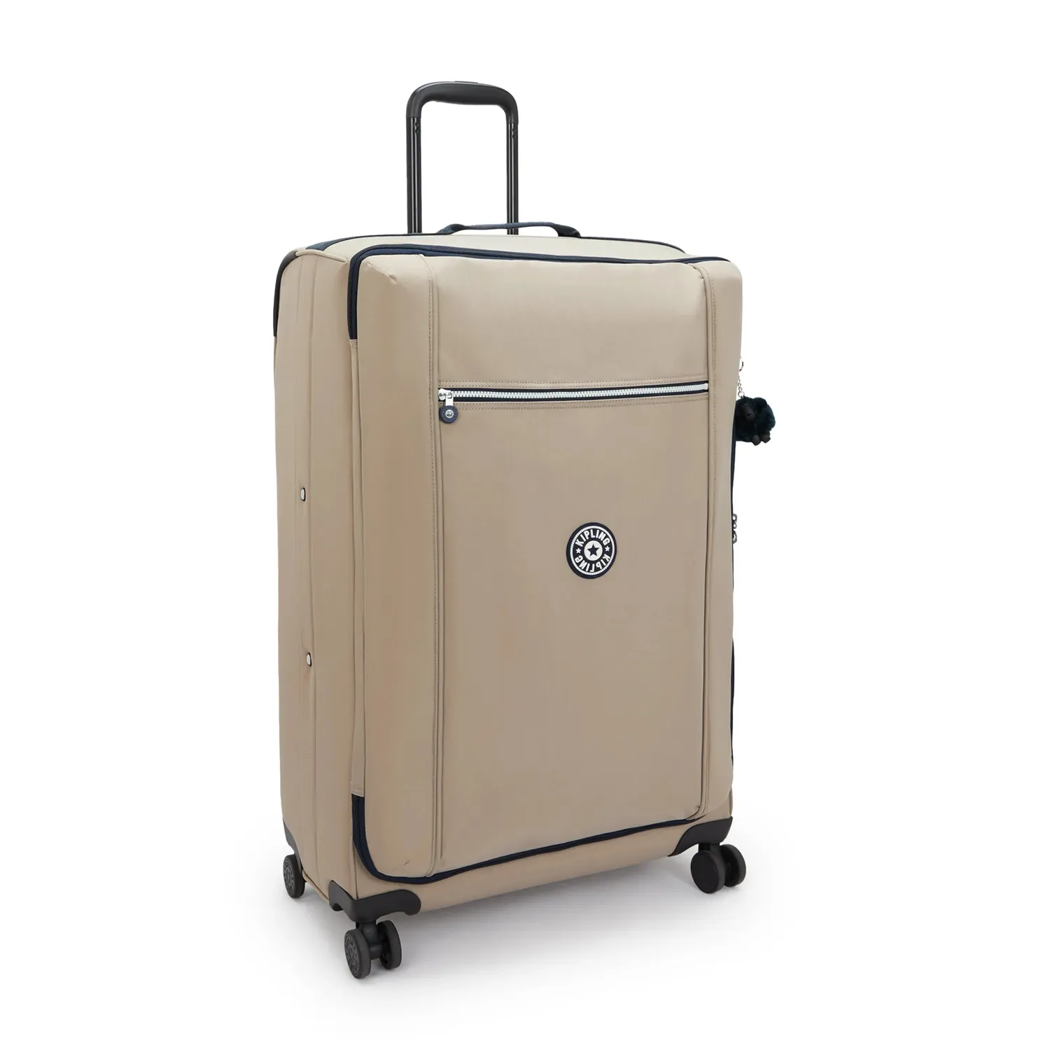 Kipling Jet L reiskoffer soft taupe combo groot lichtgewicht