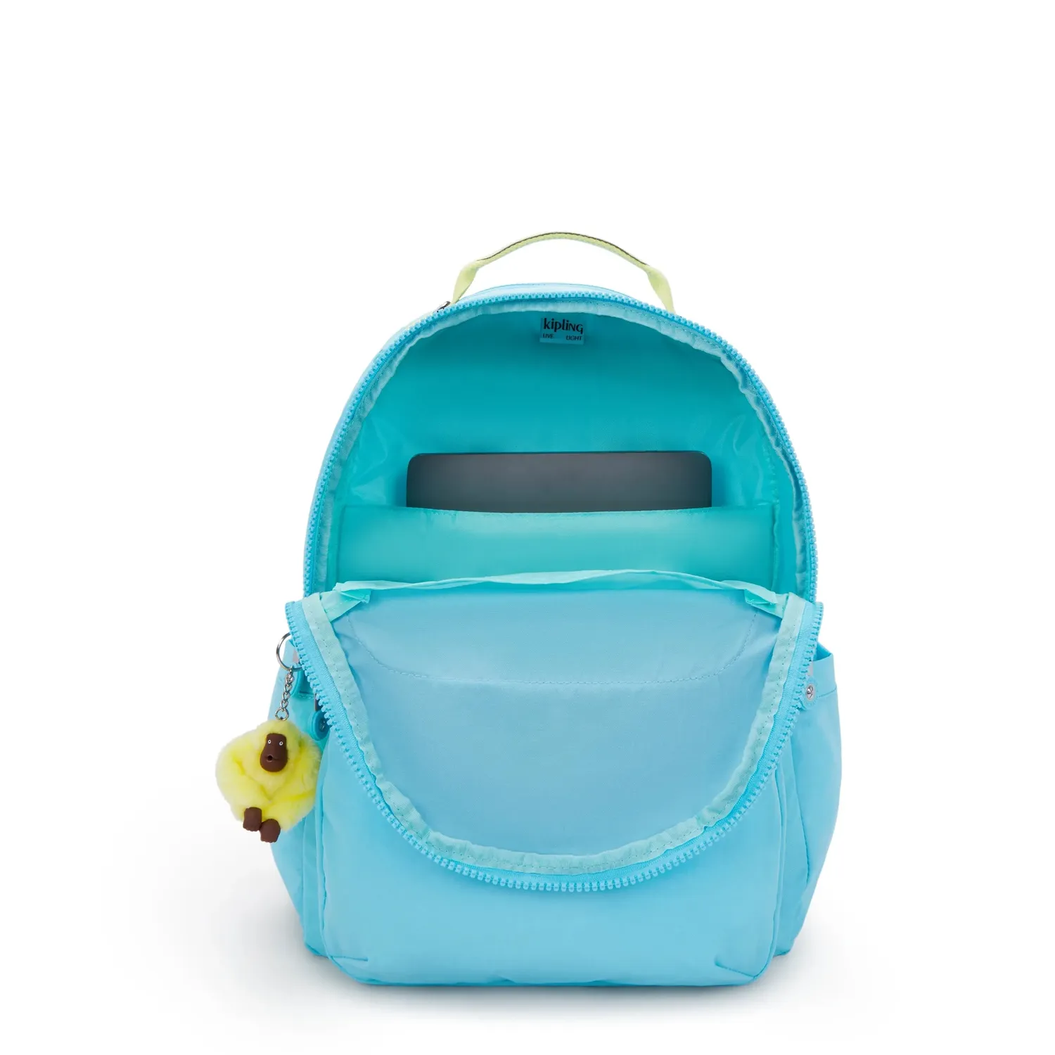 Kipling Seoul rugzak Groot Splash Blue 15 inch laptopvak