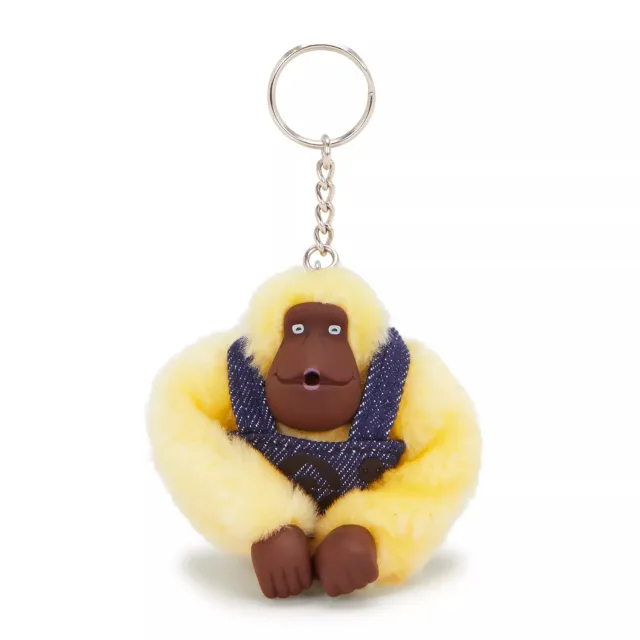 Kipling Monkeyclip M sleutelhanger Minion Jeans Block pluche
