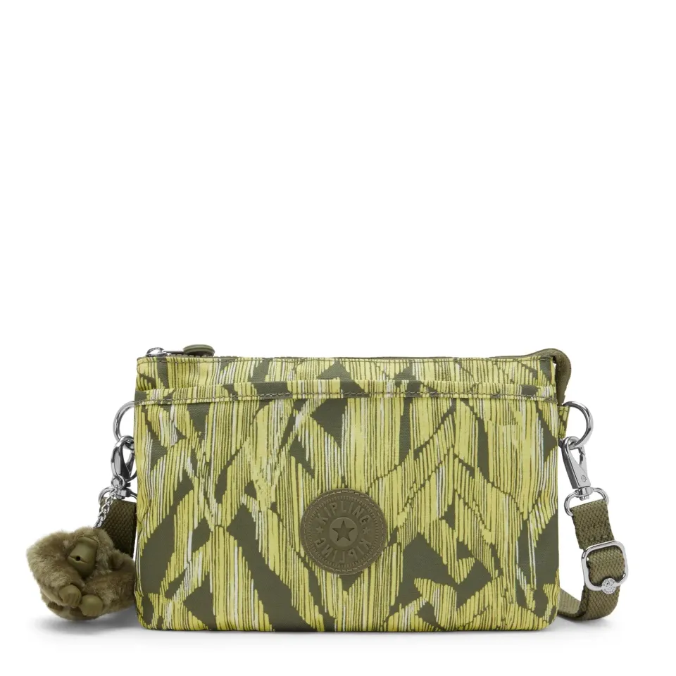Kipling Riri crossbodytas Klein Sun Striped Grasses licht