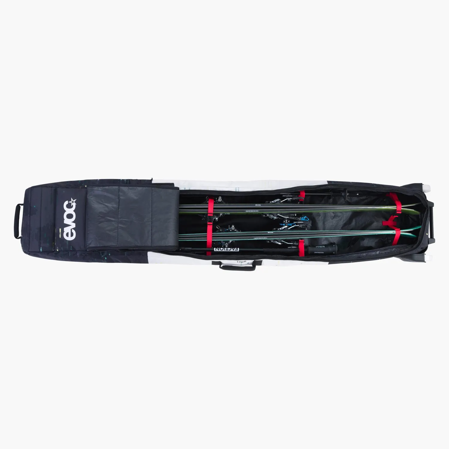 Evoc Ski Roller skitas zwart L 2 paar ski's met wielen