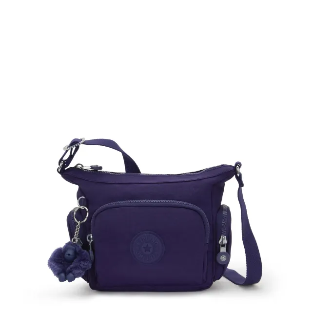 Kipling Gabbie Mini crossbody Klein Moonlit Blue met 6 vakken