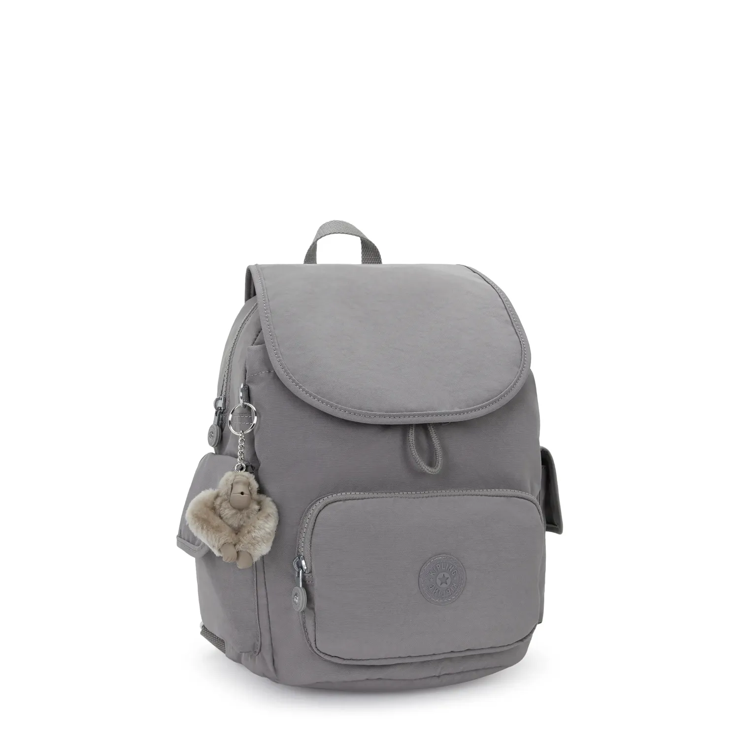 Kipling City Pack S rugzak Inviting Grey klein waterafstotend
