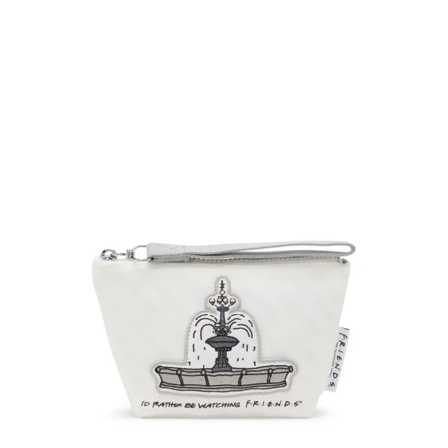 Kipling Naomi Pouch S etui Fountain White Klein Friends-print