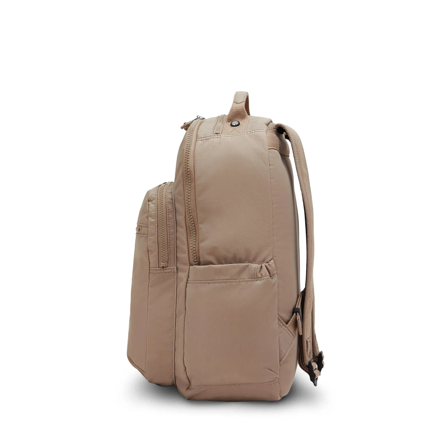 Kipling Seoul rugzak groot Tan Beige 15 inch laptopvak