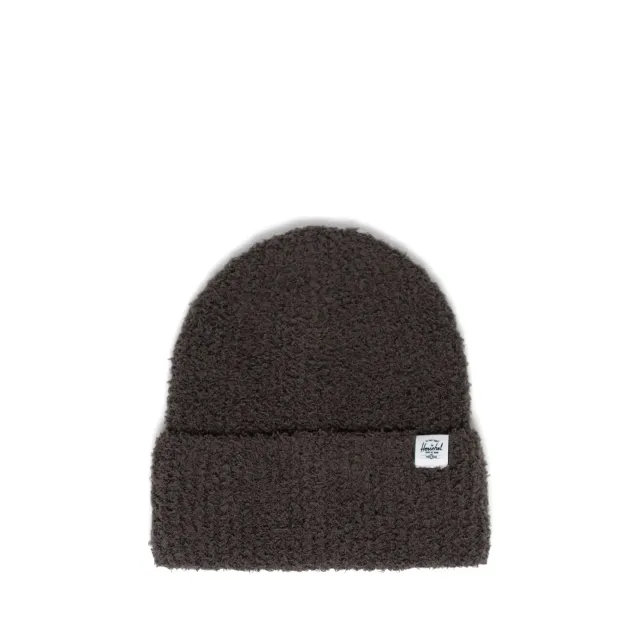 Herschel Boucle muts Dark Taupe warm