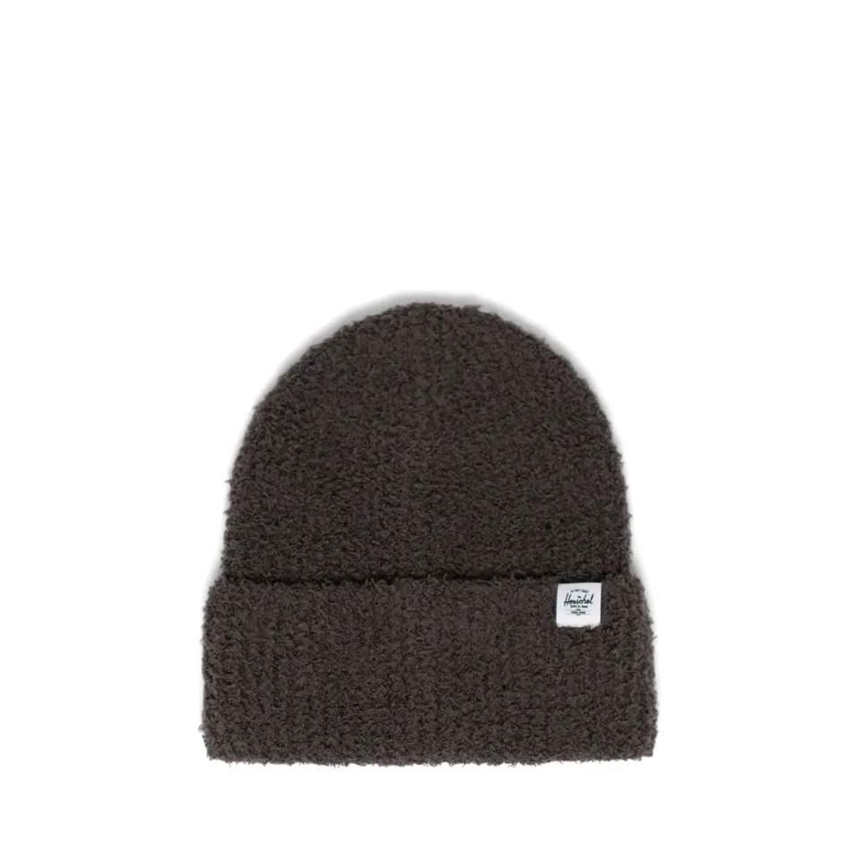 Herschel Boucle muts Dark Taupe warm