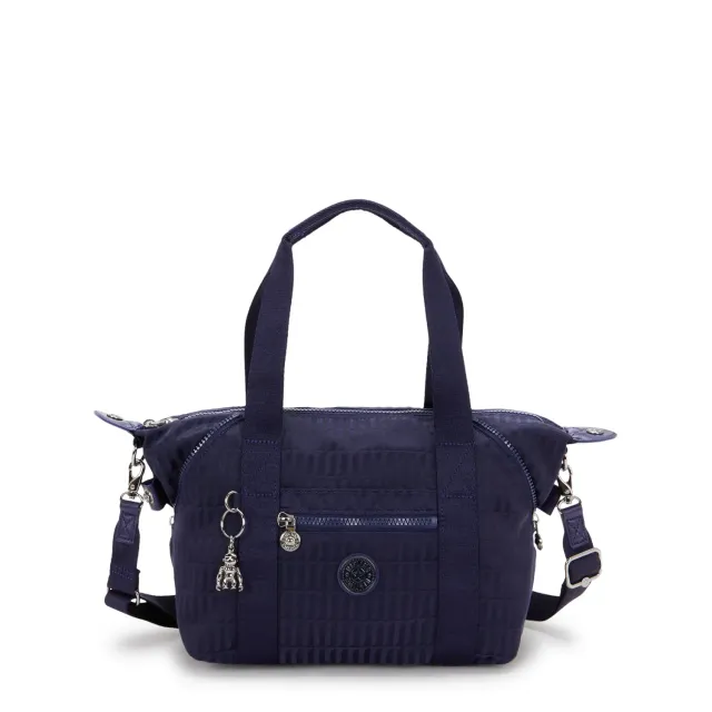 Kipling Art Mini schoudertas Night Tile Jacquard klein