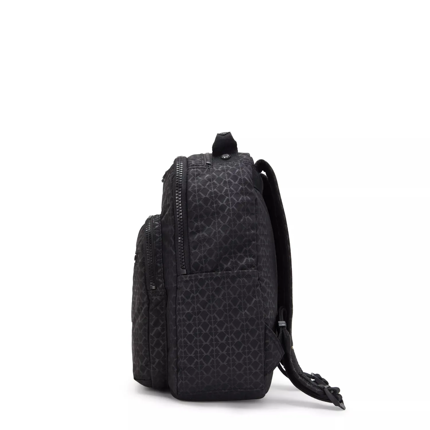 Kipling Seoul S kleine rugzak Signature Emb met 11 inch tabletvak