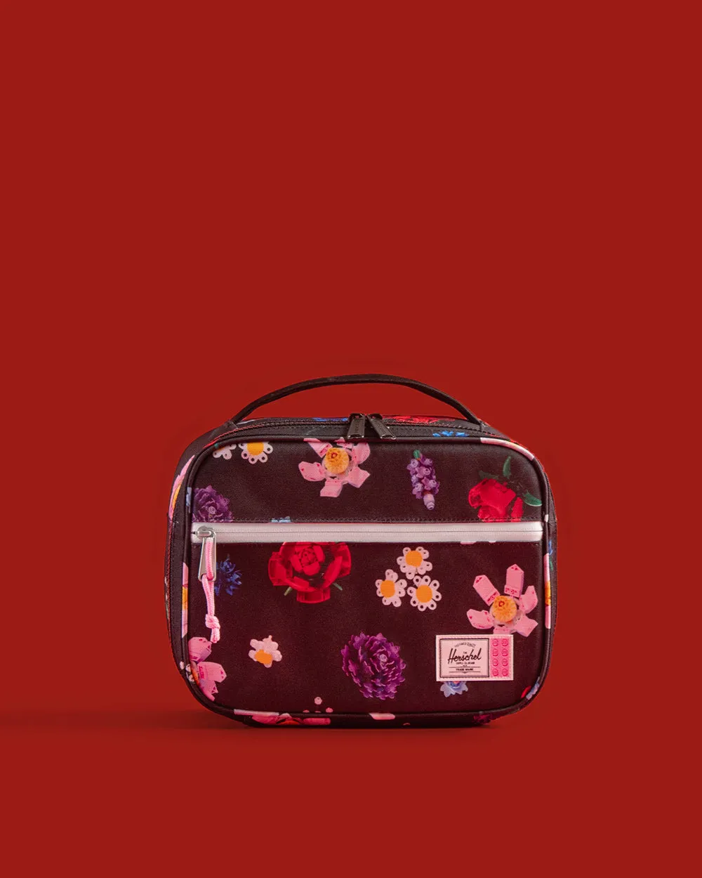 Herschel LEGO Pop Quiz Lunch Box lunchtrommel falling florals