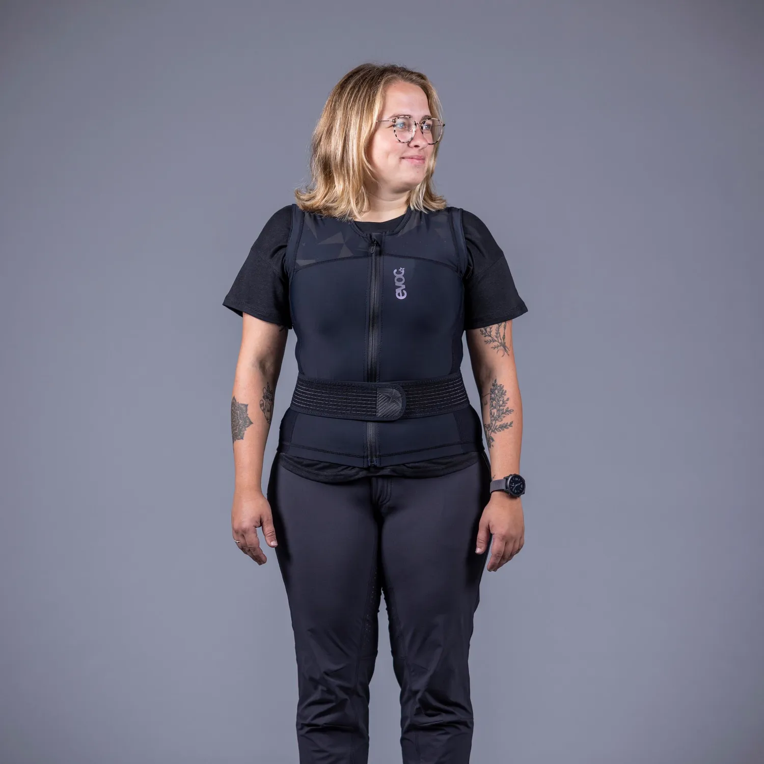 Evoc Protector Vest Pro Women beschermvest zwart rug