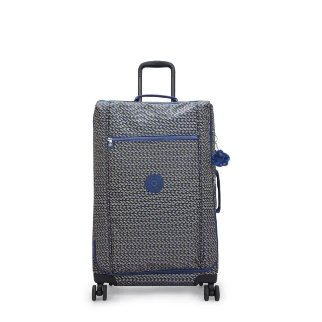 Kipling Jet M koffer medium Blue on Wire met TSA-slot