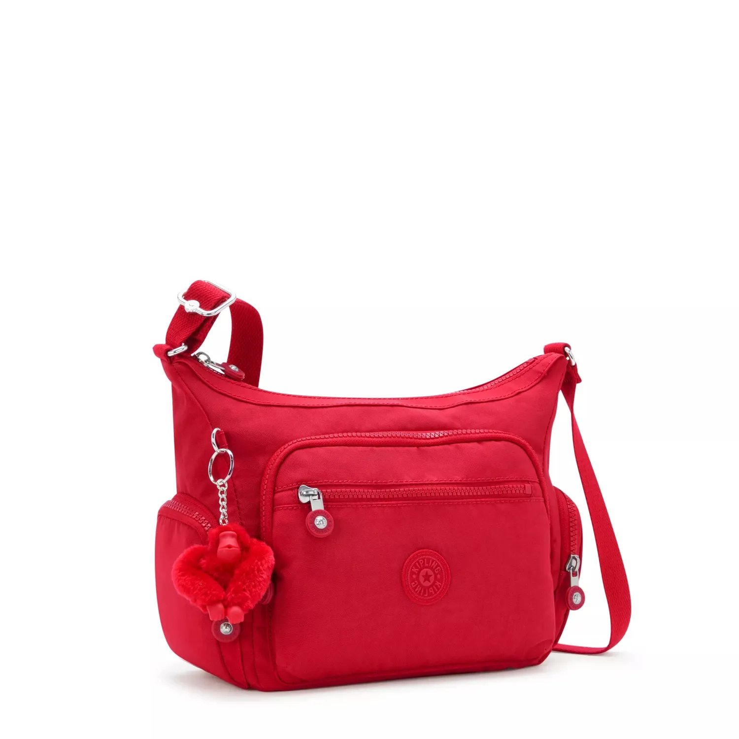 Kipling Gabbie S schoudertas Red Rouge klein nylon