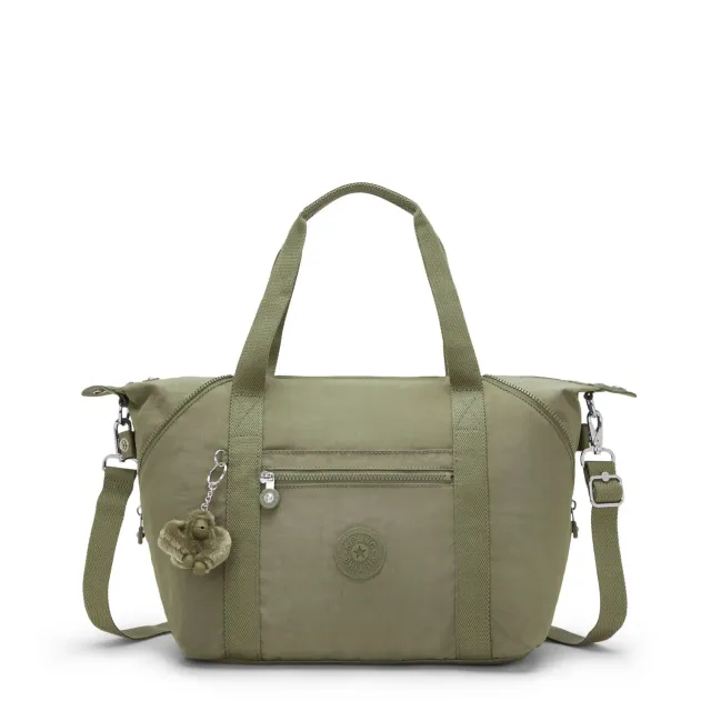 Kipling Art schoudertas Medium Almost Sage soepel