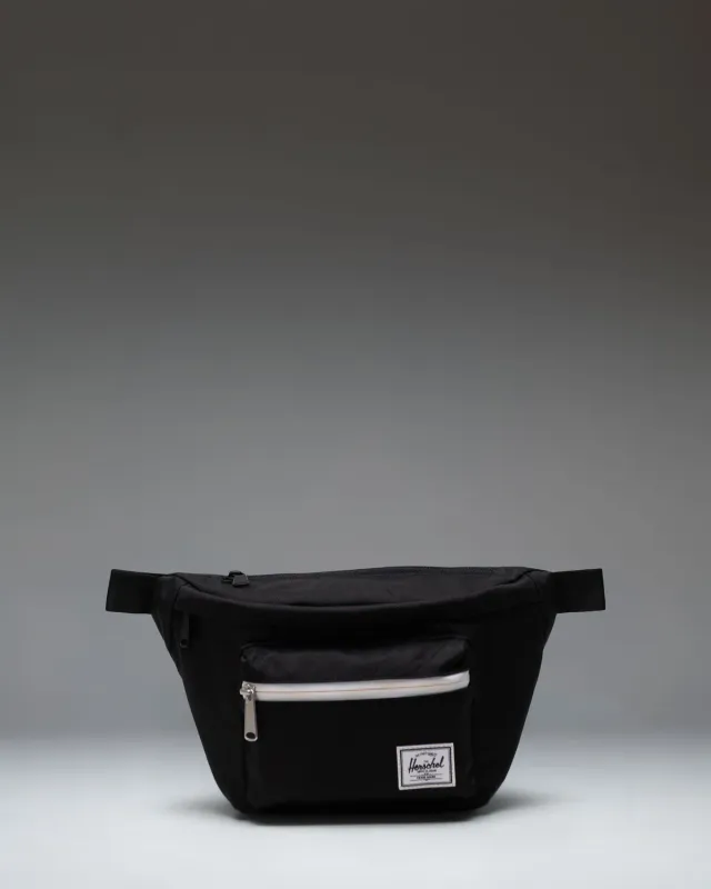 Herschel Pop Quiz Hip Pack heuptas Black met 2 vakken