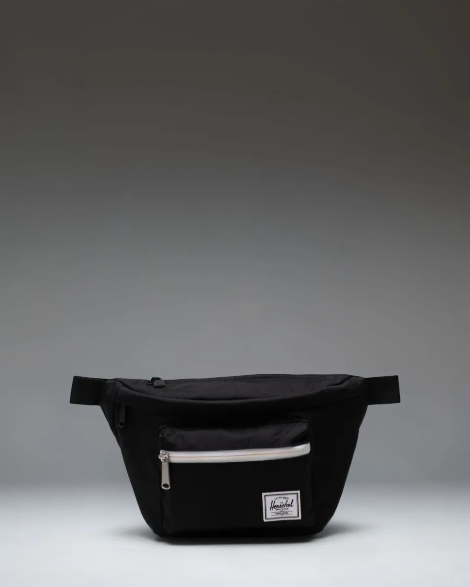Herschel Pop Quiz Hip Pack heuptas Black met 2 vakken