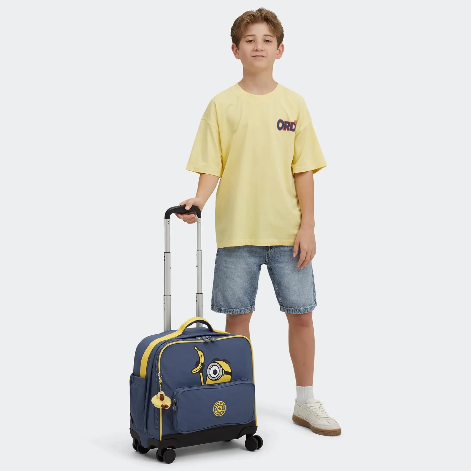 Kipling New Storia Easy koffer Dungaree Blue Groot 4 wielen