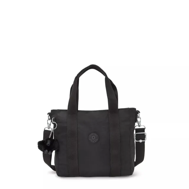 Kipling Asseni Mini draagtas klein Black Noir ritsvak