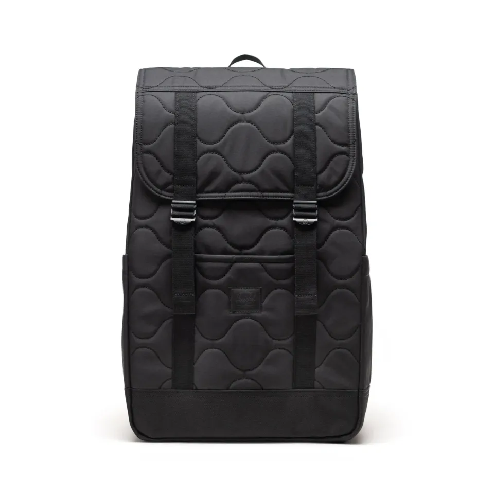 Herschel Retreat Quilted rugzak Black Tonal gewatteerd