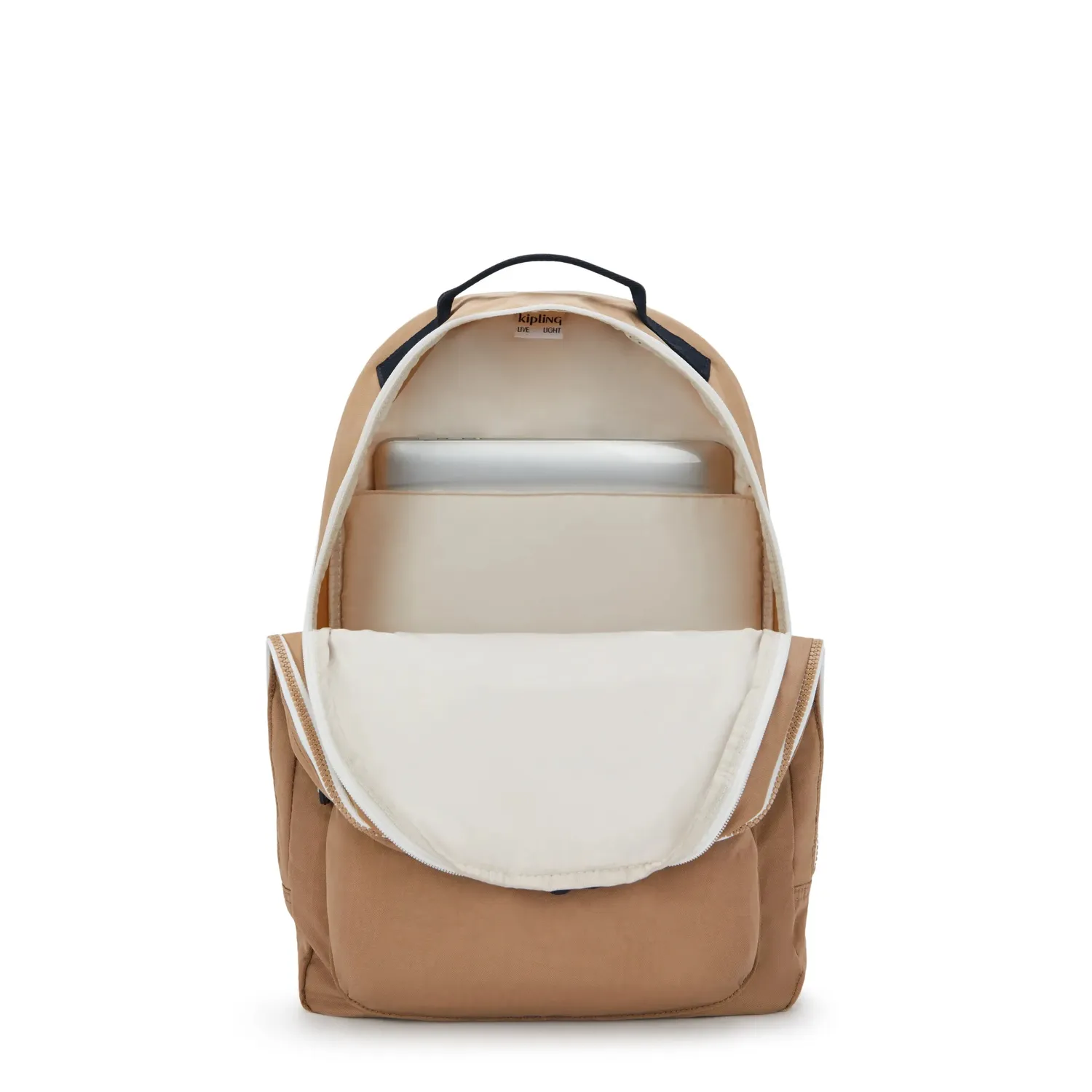 Kipling Curtis XL rugzak Early Tan Center 15 inch