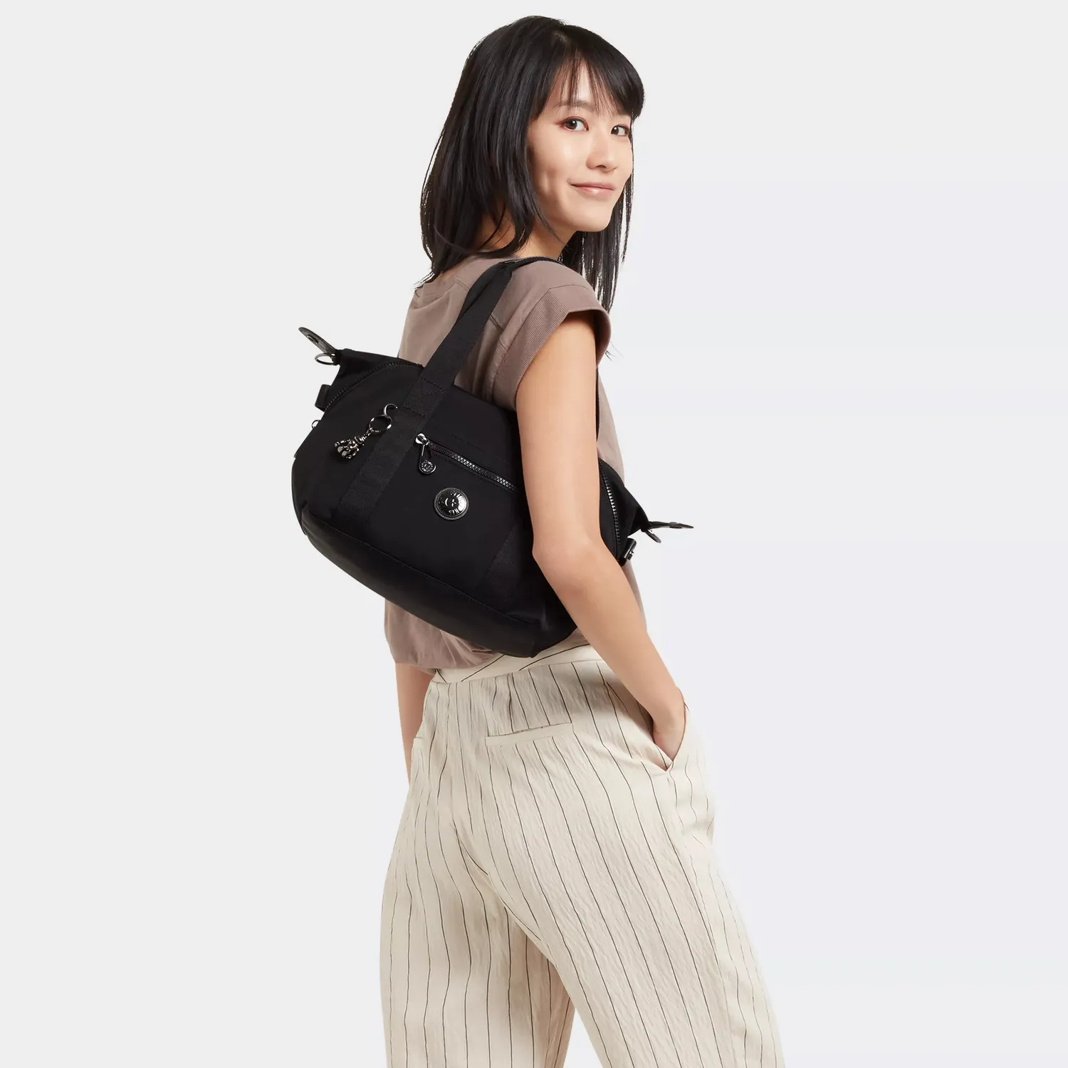 Kipling Art Mini schoudertas Endless Black klein zwart