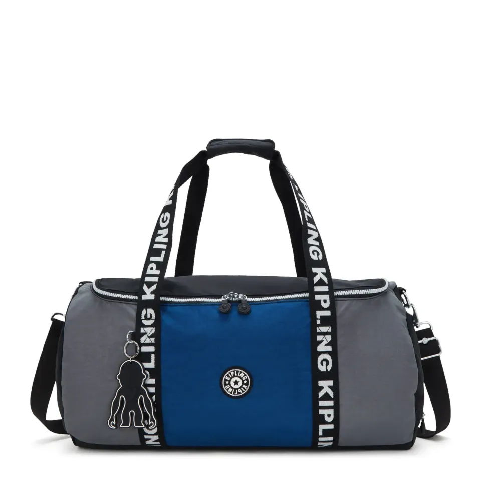 Kipling Argus S Sporttas Scuba Blue Block Klein waterafstotend