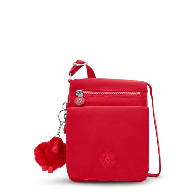 Kipling New Eldorado crossbody tas Red Rouge klein licht