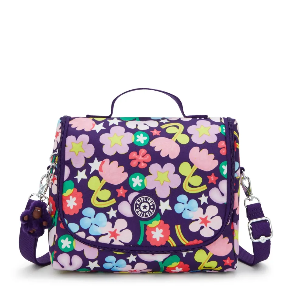 Kipling New Kichirou lunchtas Groot Fairy Flower trolleybevestiging