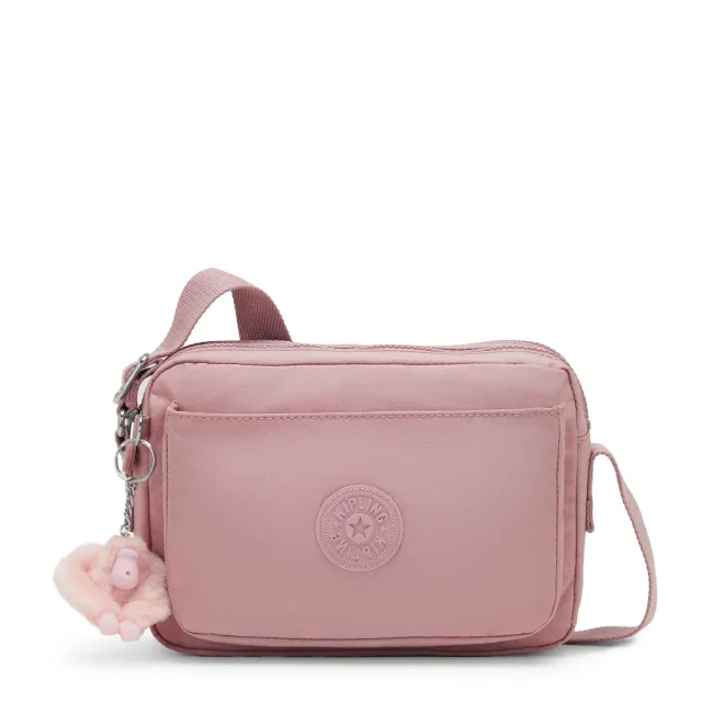 Kipling Abanu M schoudertasje Smoky Blush met binnenvak