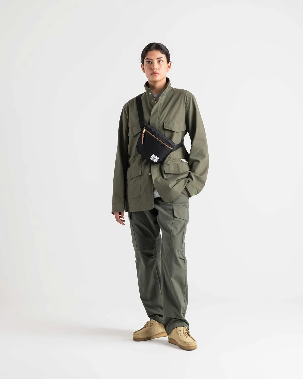 Herschel Supply Settlement Heuptas Zwart Canvas