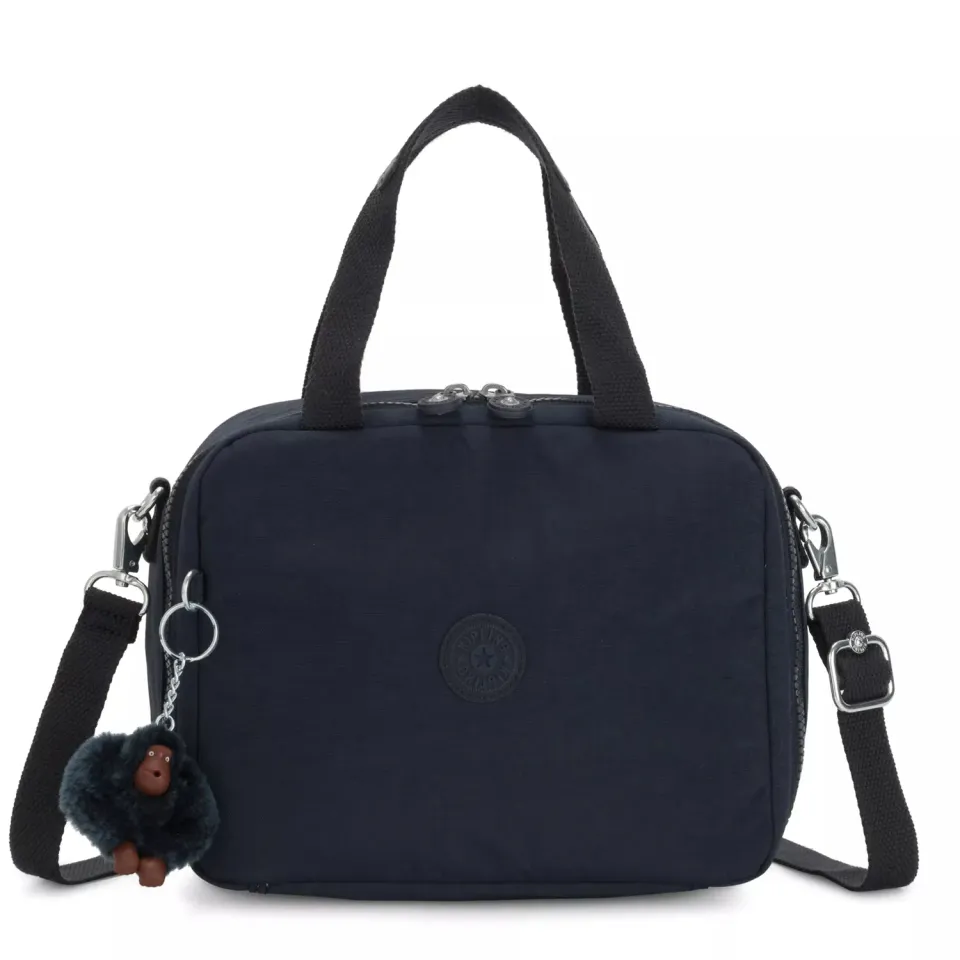 Kipling Miyo Lunchtas Groot True Blue Tonal geïsoleerd