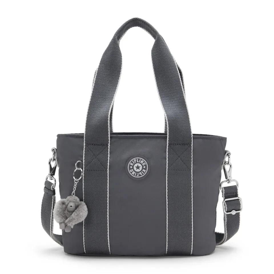 Kipling Minta M Up draagtas Moonlit Grey Medium schouderband