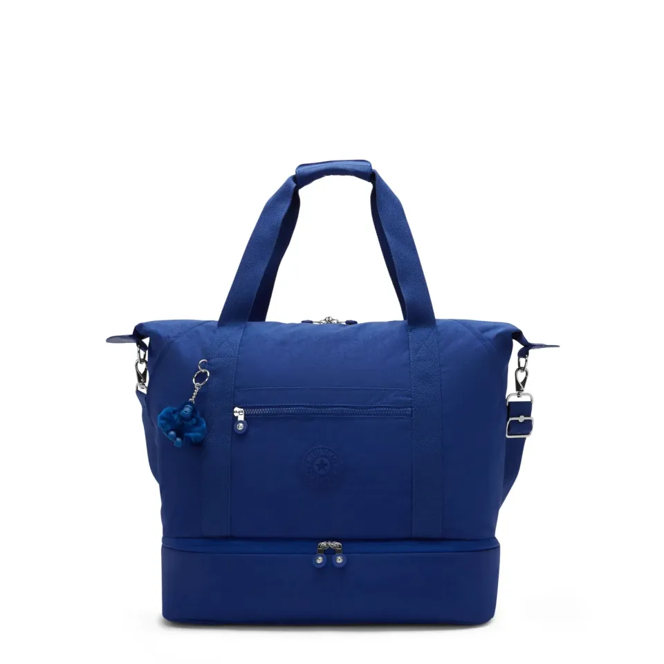 Kipling Art M weekender Diamond Wave Emboss groot licht