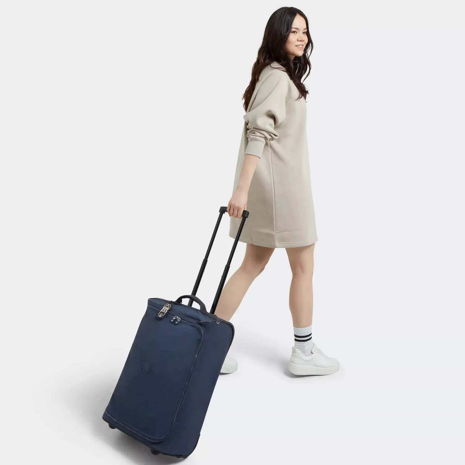 Kipling Teagan C handbagage koffer Blue Bleu 2 extra klein