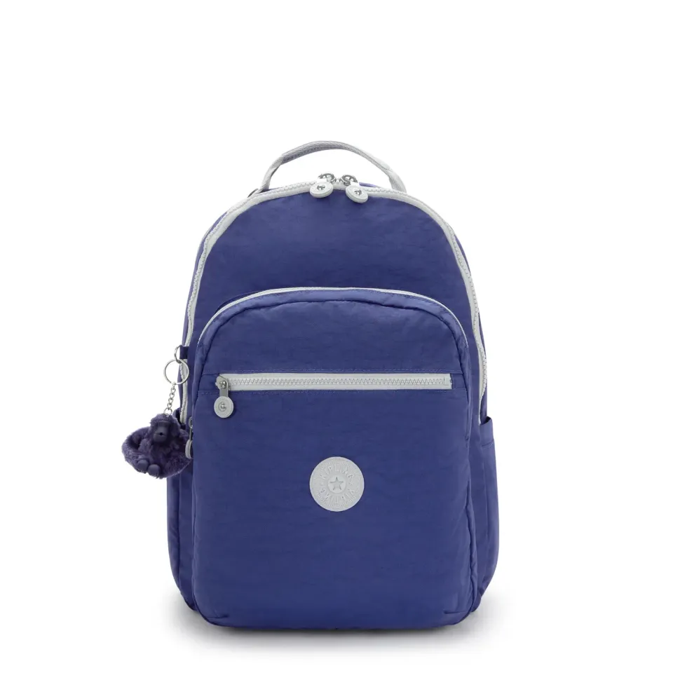 Kipling Seoul Lap rugzak Bottle Blue Combo groot 15 inch