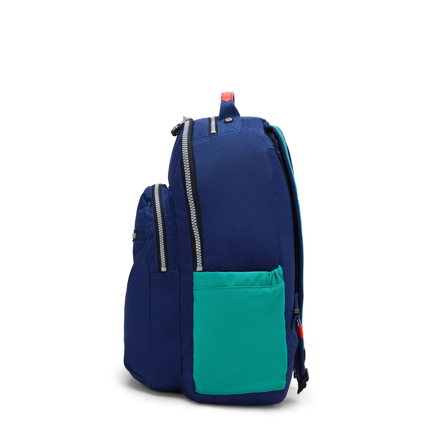 Kipling Seoul rugzak Groot Escape Blue Block licht