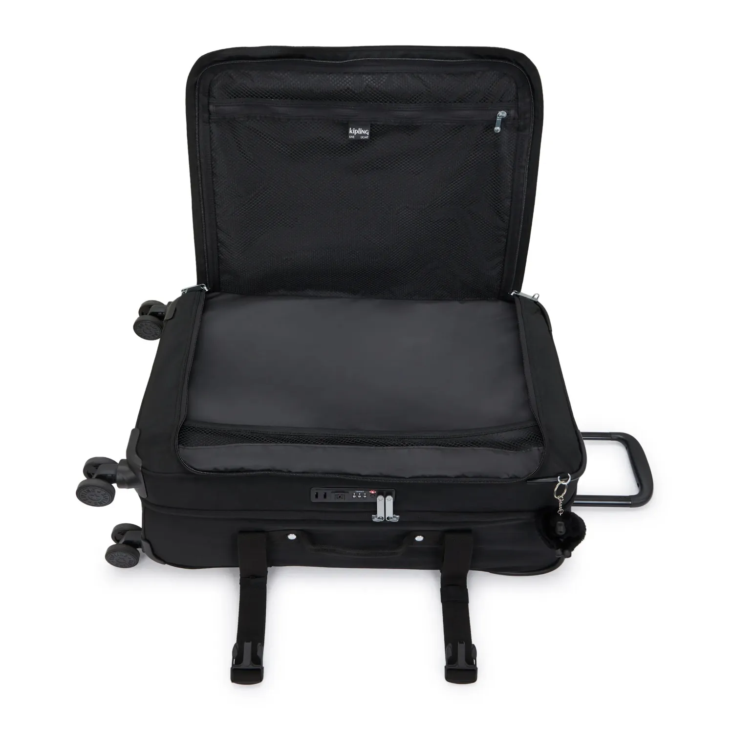 Kipling Spontaneous M koffer Medium Black Noir handbagage