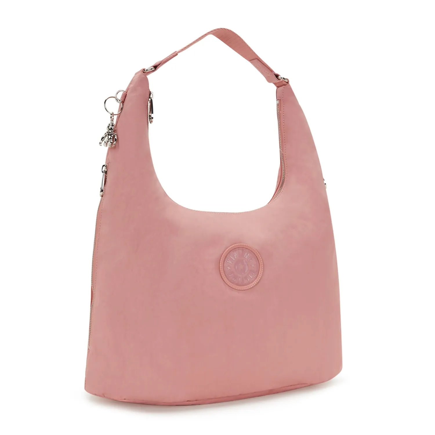 Kipling Eanna Zip schoudertas rose spice medium A4