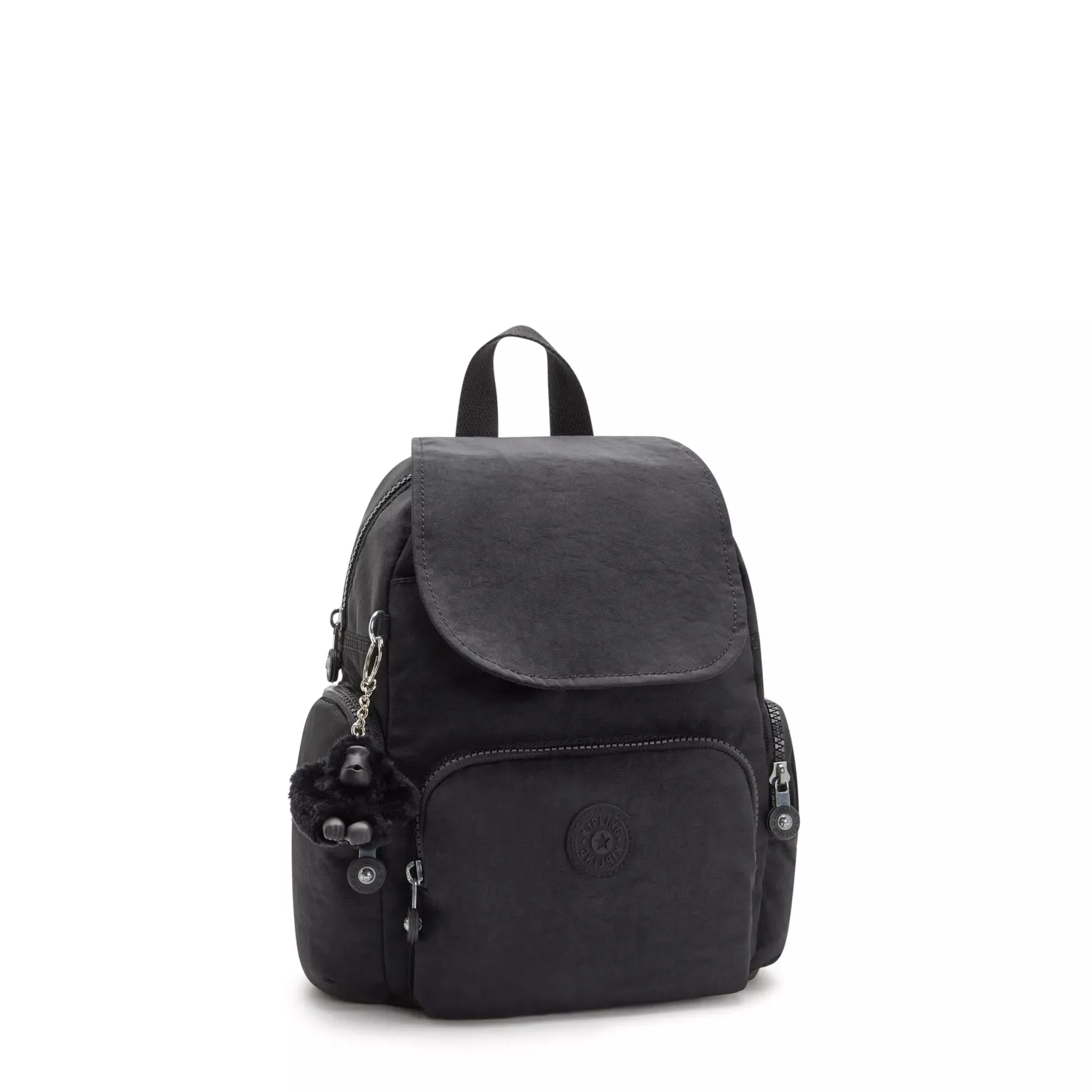 Kipling City Zip Mini rugzak Black Noir extra klein zwart