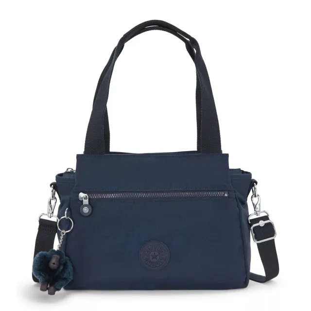 Kipling Elysia schoudertas Blue Bleu 2 medium canvas