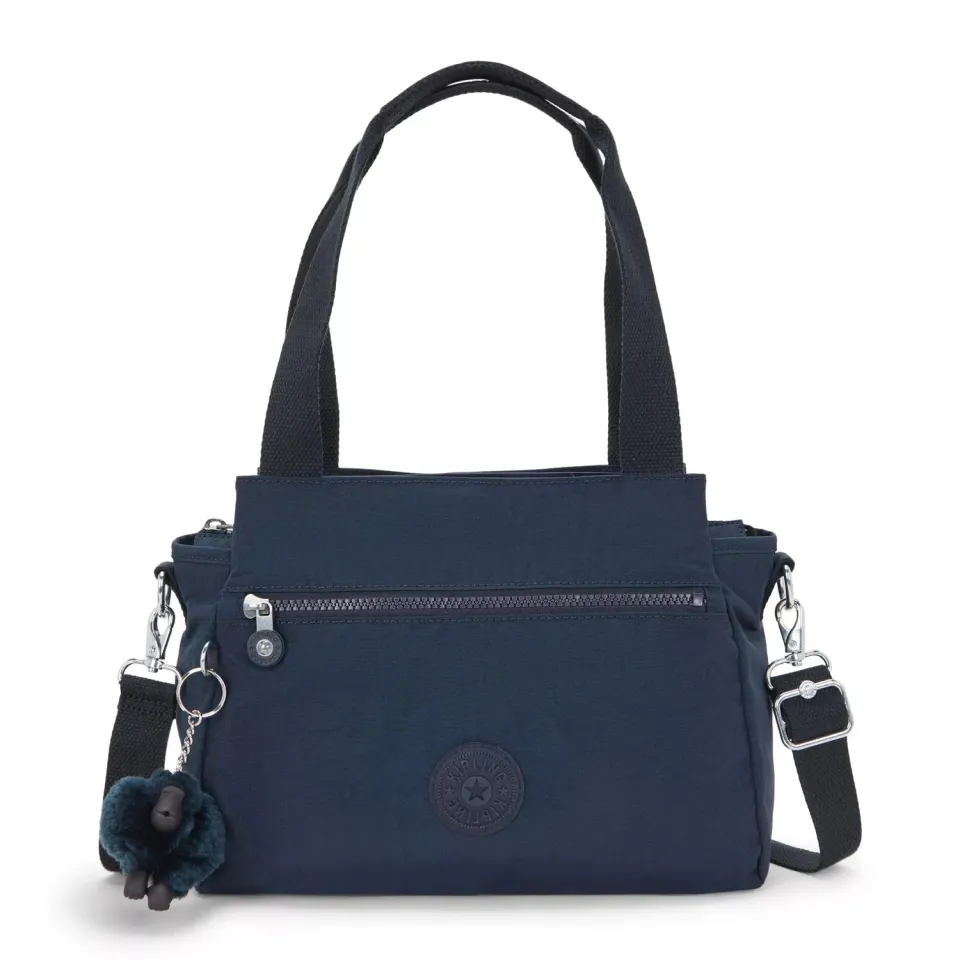 Kipling Elysia schoudertas Blue Bleu 2 medium canvas