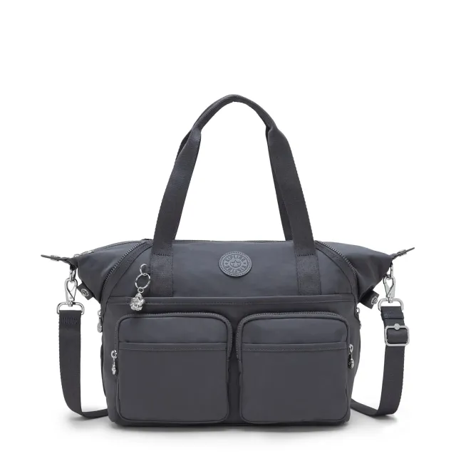 Kipling New Art Duo Pocket Medium tas Moonlit Slate 15"