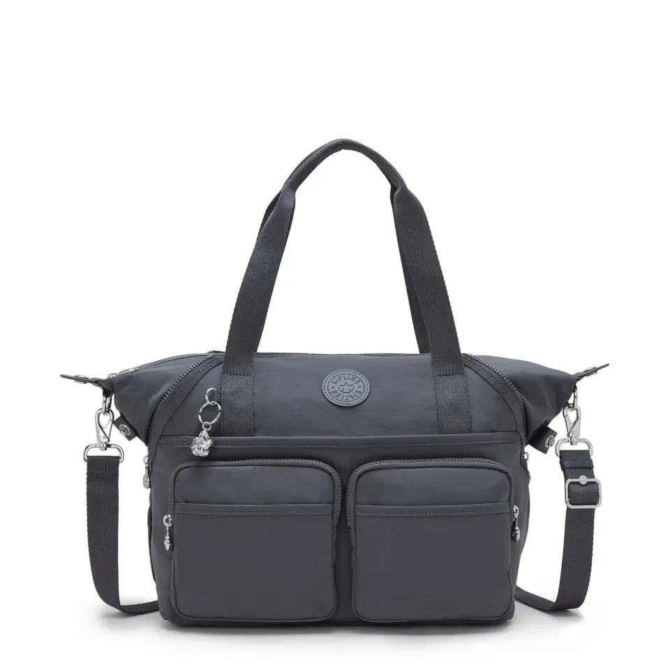 Kipling New Art Duo Pocket Medium tas Moonlit Slate 15"
