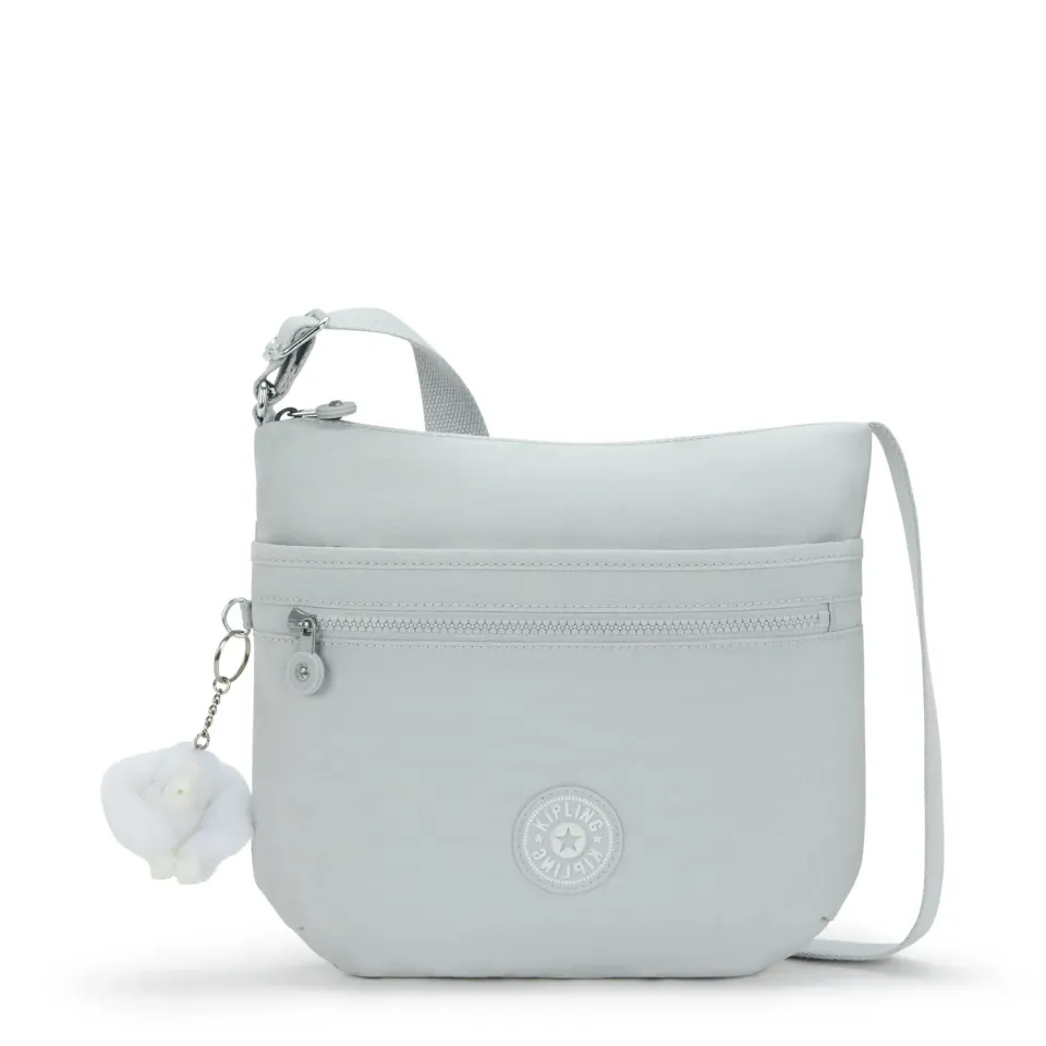 Kipling Arto schoudertas Medium Easy Grey waterafstotend
